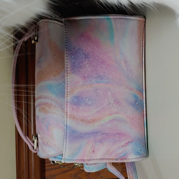 Betsey Johnson Luv Betsey Marble Mini Crossbody Hand Bag - Picture 6 of 16